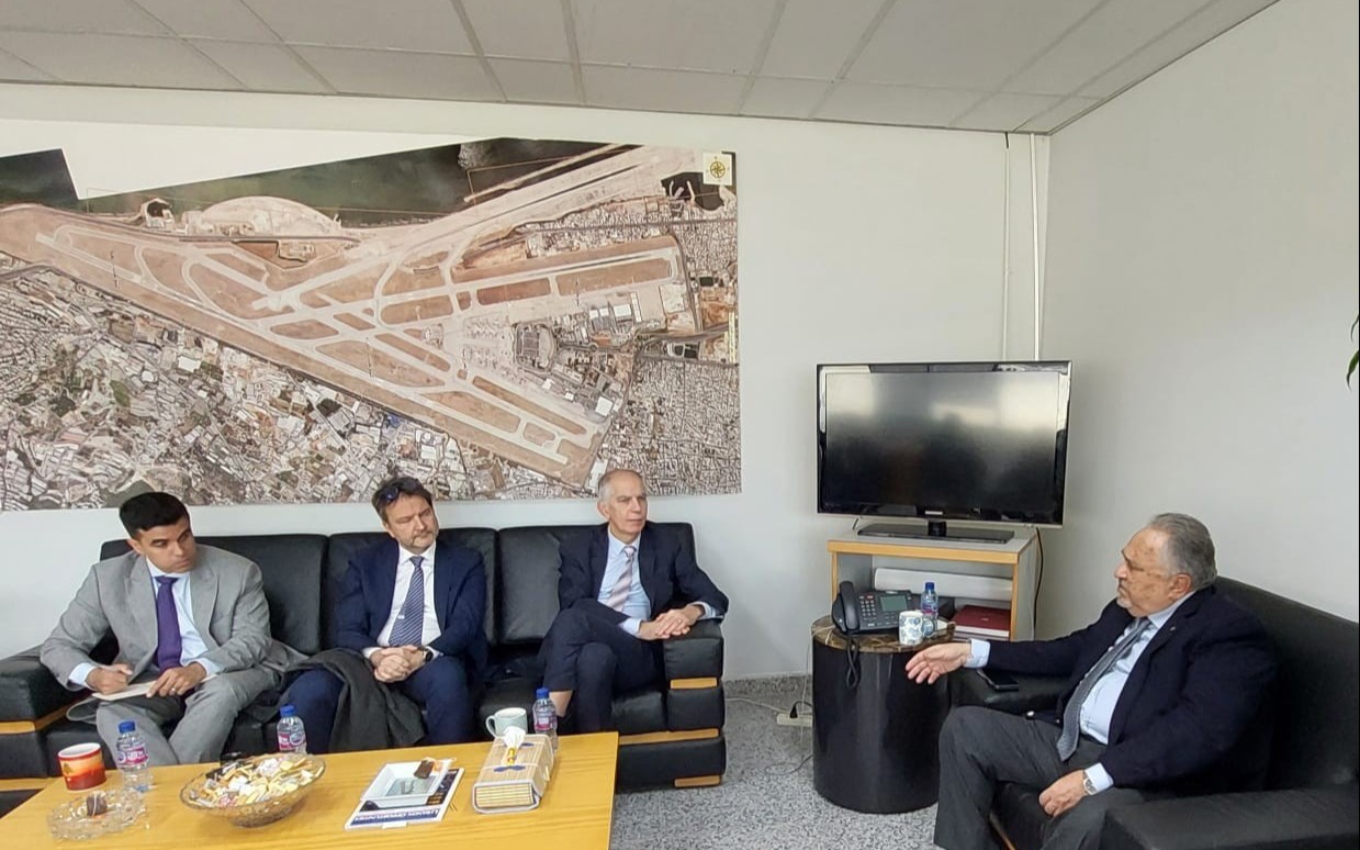 Visite de l'aéroport de Beyrouth