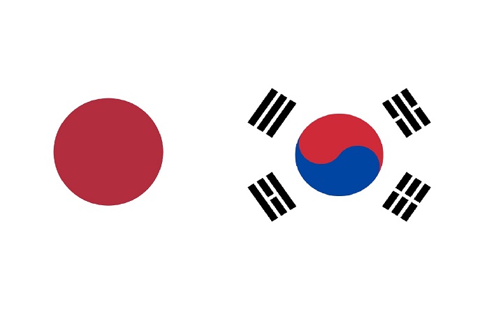 Drapeaux Japon - Corée