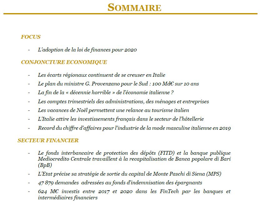 sommaire