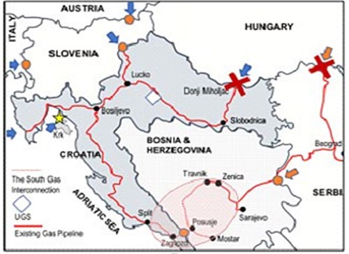 L'interconnexion de la Bosnie-Herzégovine au gazoduc de la mer Ionienne/Adriatique (IAP) est en bonne voie