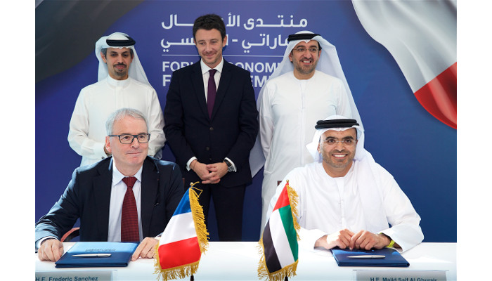 Signature d'un accord de partenariat entre le MEDEF International et la Chambre de Commerce de Dubai portant sur la création d'un forum d'hommes d'affaires franco-émirien