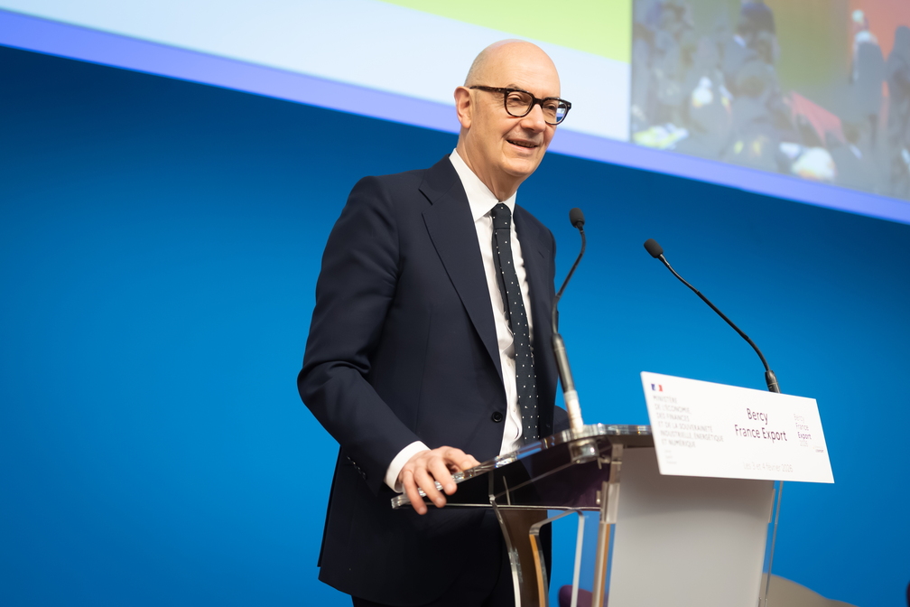 Roland Lescure lors de l'ouverture de Bercy France Export, le 3 f&eacute;vrier 2026 &copy; Hamilton/DG Tr&eacute;sor