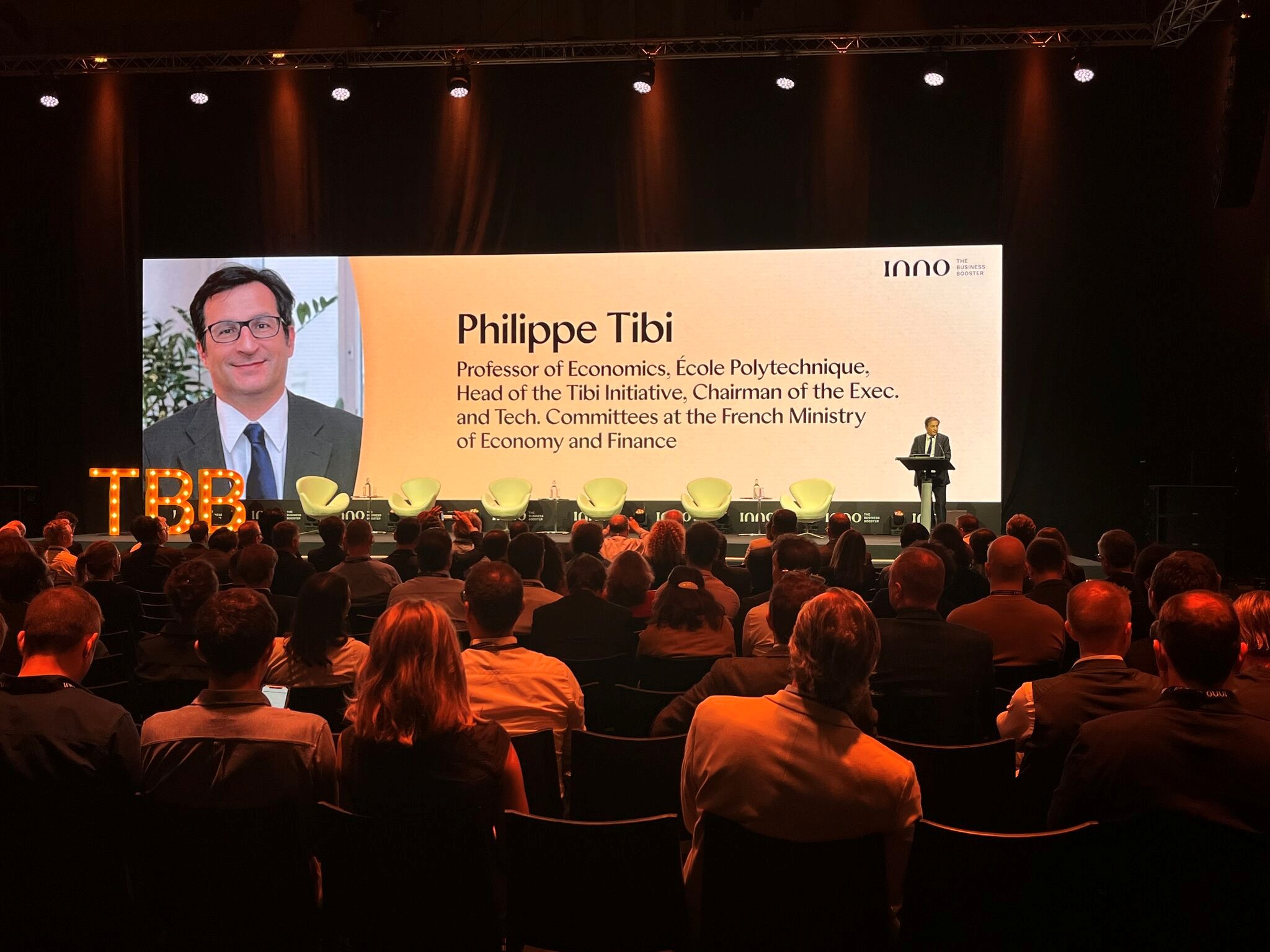 Philippe Tibi lors de la conférence TBB d’InnoEnergy à Lisbonne