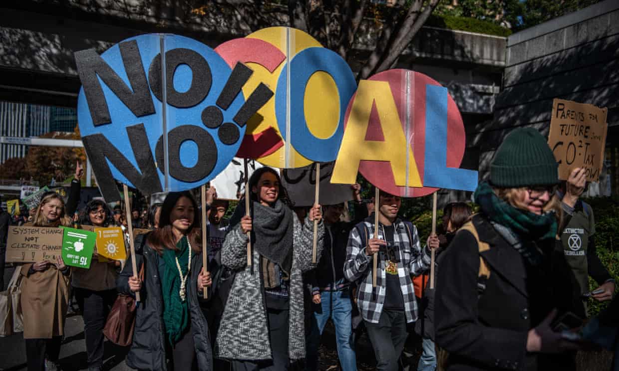 Global Climate Strike à Tokyo en novembre 2018