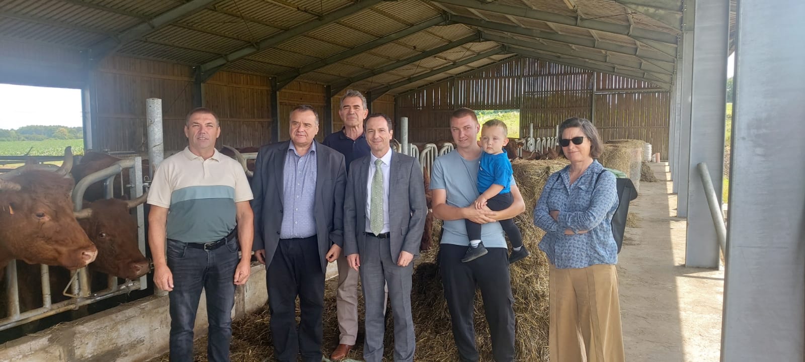 une ferme membre de l'association HUU Salers Croatiaava