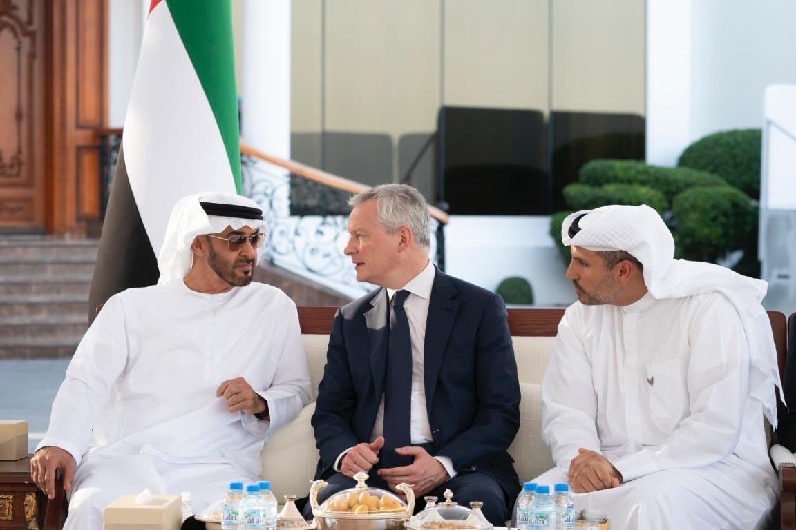 Entretien entre M. Bruno Le Maire et SA Cheikh Mohammed bin Zayed Al Nahyan et SE Khaldoon Al Mubarak