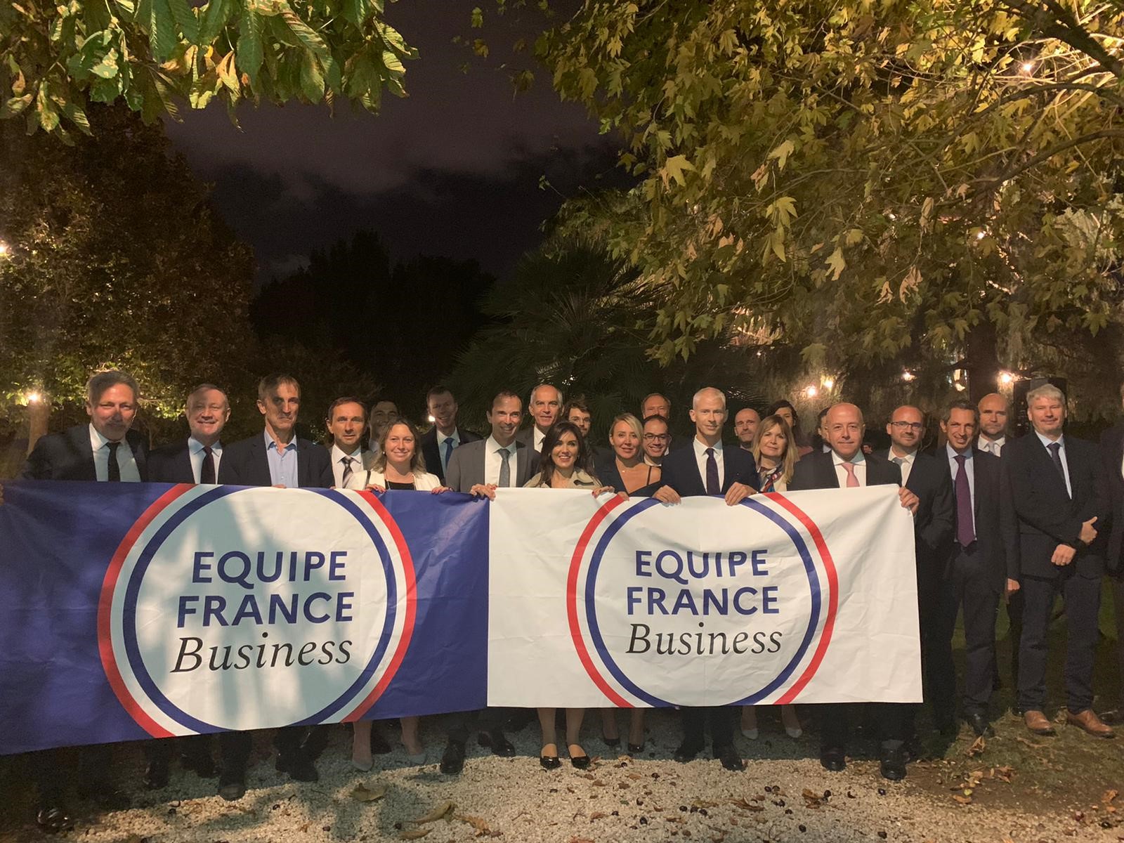 Équipe France Business réunie au Palais de France à Istanbul