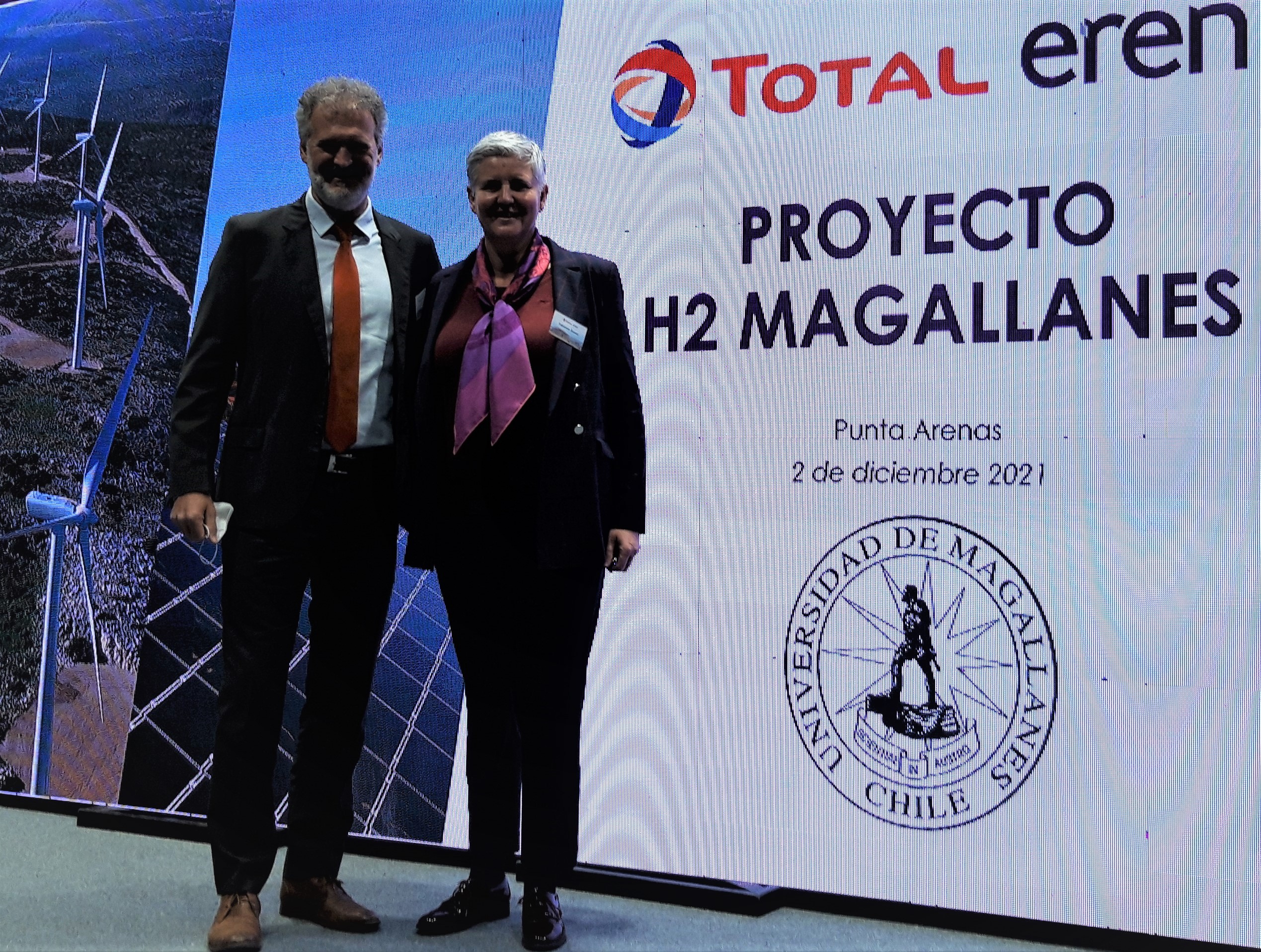 Lancement projet H2 Magallanes Total Eren à Punta Arenas