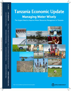 Couverture du rapport de la Banque mondiale 2017 sur l'économie tanzanienne