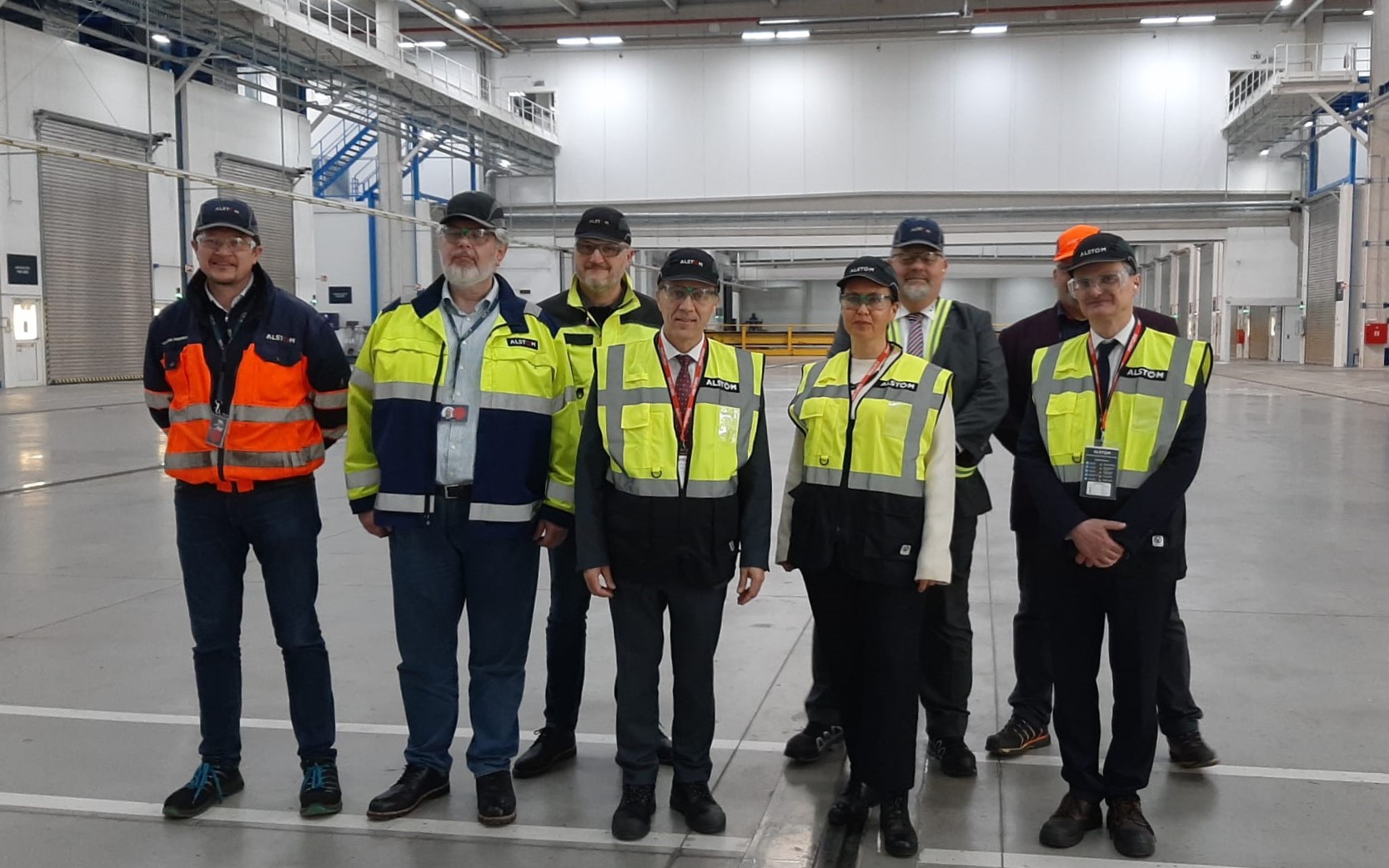 Visite du site de production d´ALSTOM à Česká Lípa par l'Ambassadeur de France en République tchèque