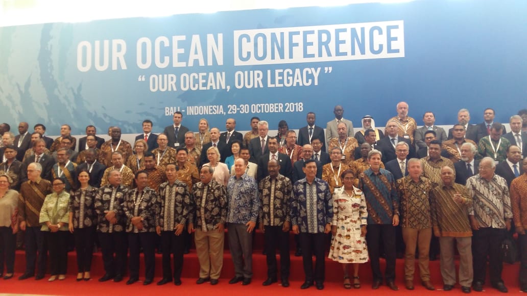 représentants des Etats lors de la conférence Our Ocean