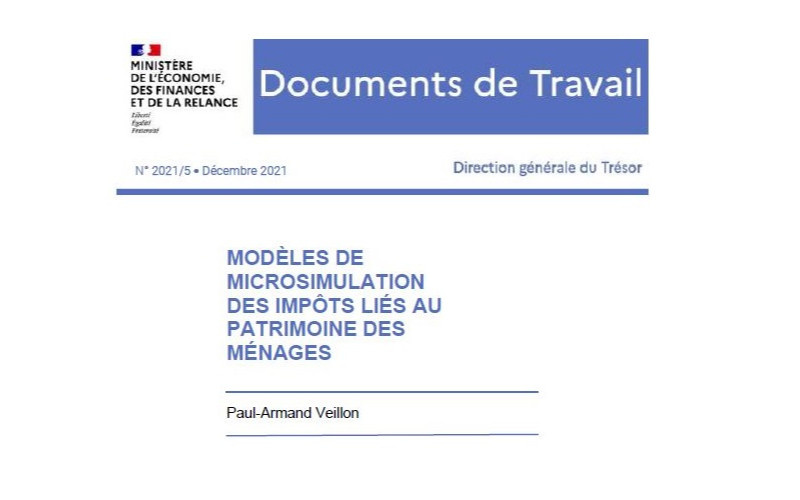 Modèles de microsimulation des impôts liés au patrimoine des ménages