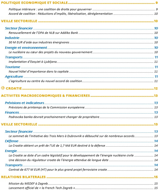 Sommaire 2/2 - Br&egrave;ves &eacute;conomiques de mai 2026