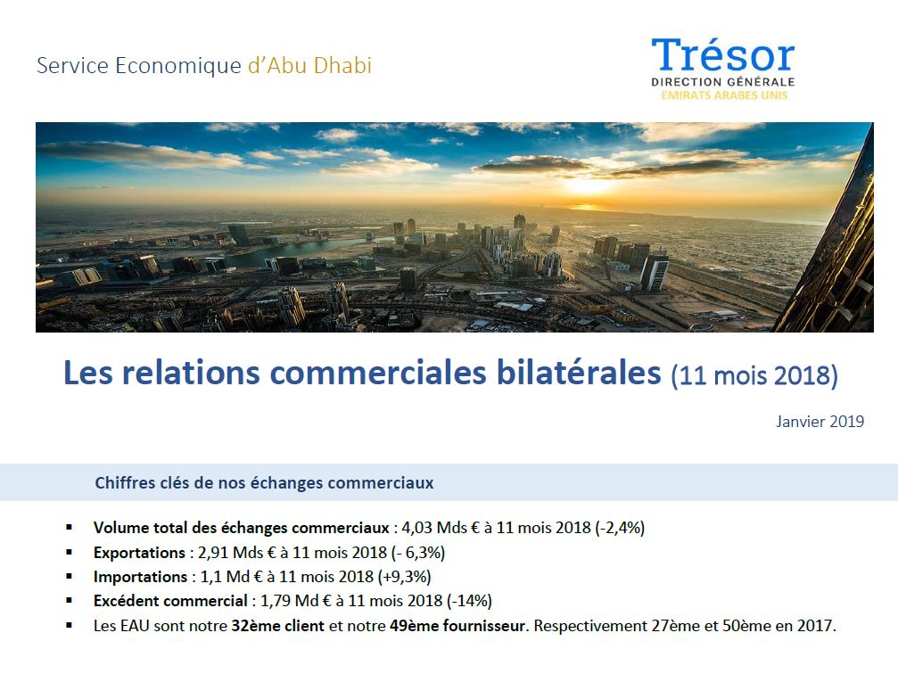 Relations commerciales FR EAU