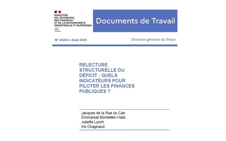 Relecture structurelle du déficit : quels indicateurs pour piloter les finances publiques ?