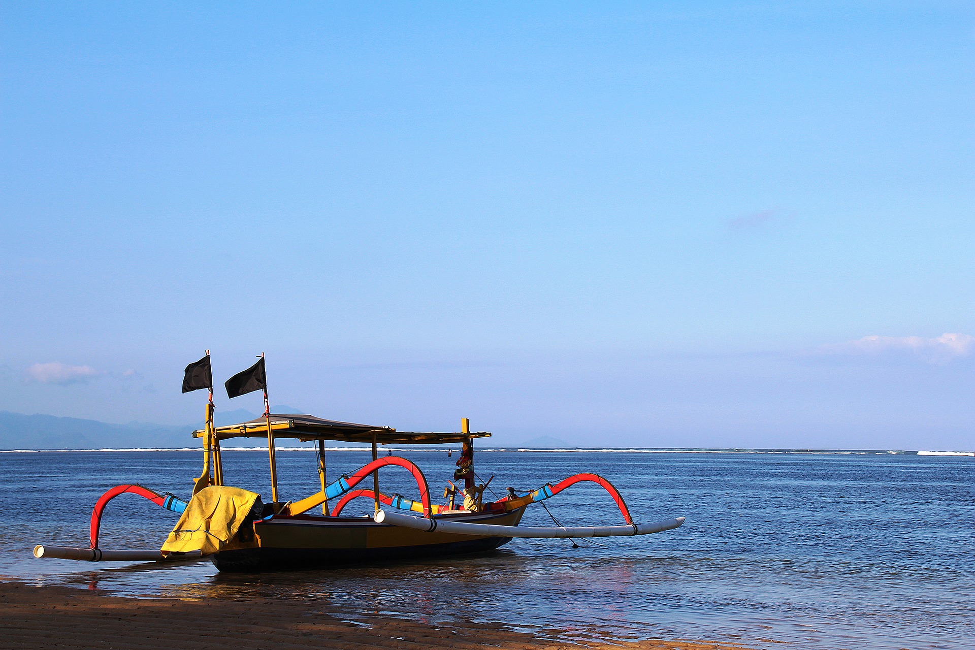 Indonésie bateau traditionnel