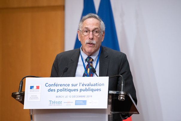 orateur de la Key lecture de la matinée – Peter Diamond.