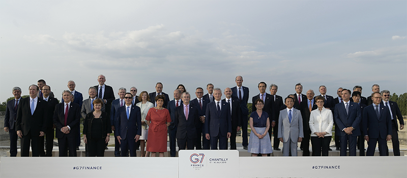 G7 2019 : Ministres des Finances, gouverneurs de banques centrales et deputies
