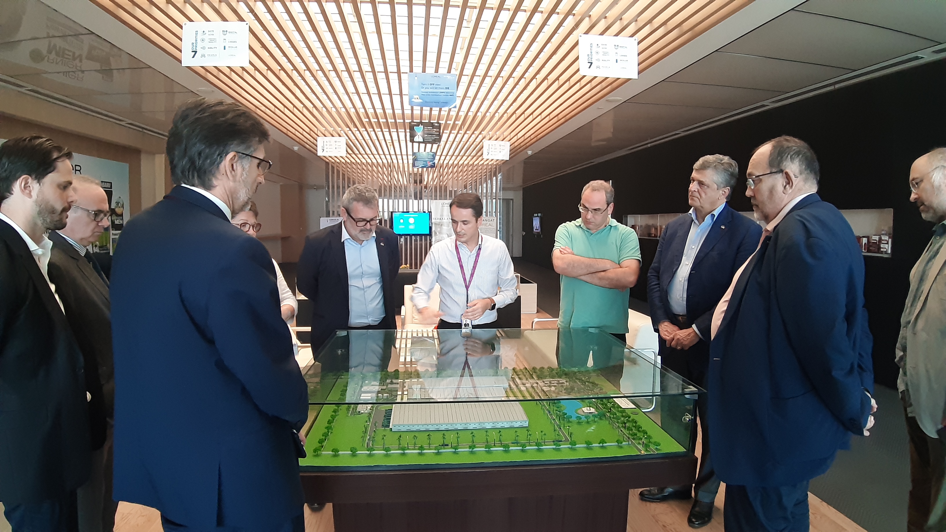 Visite de l'usine L'Oréal 