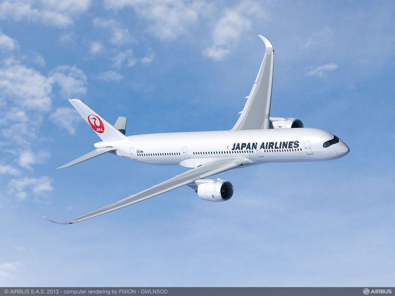 Airbus A350 Japan Airlines (simulation)