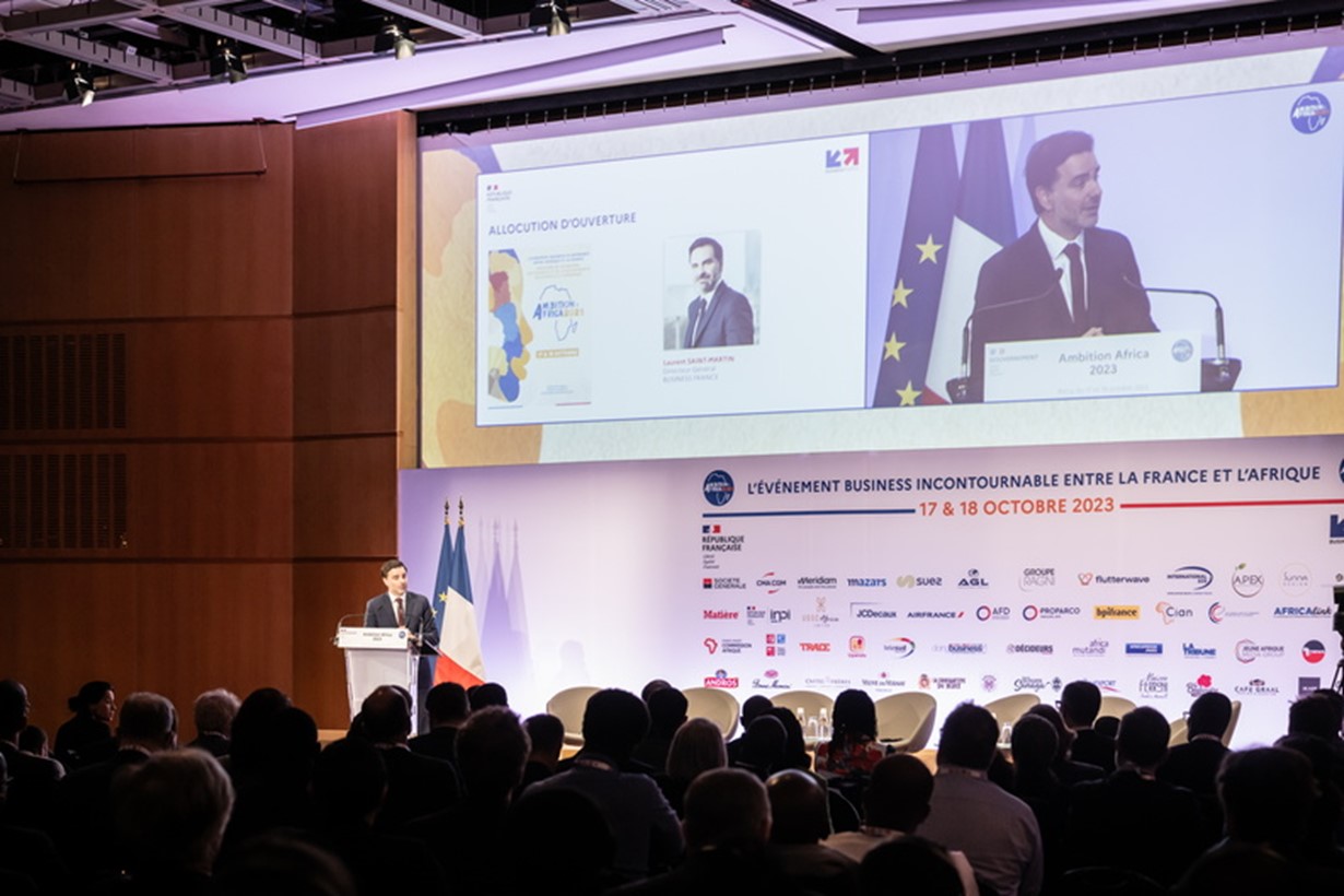 Discours d'ouverture de Laurent Saint Martin à l'occasion d'Ambition Africa 2023