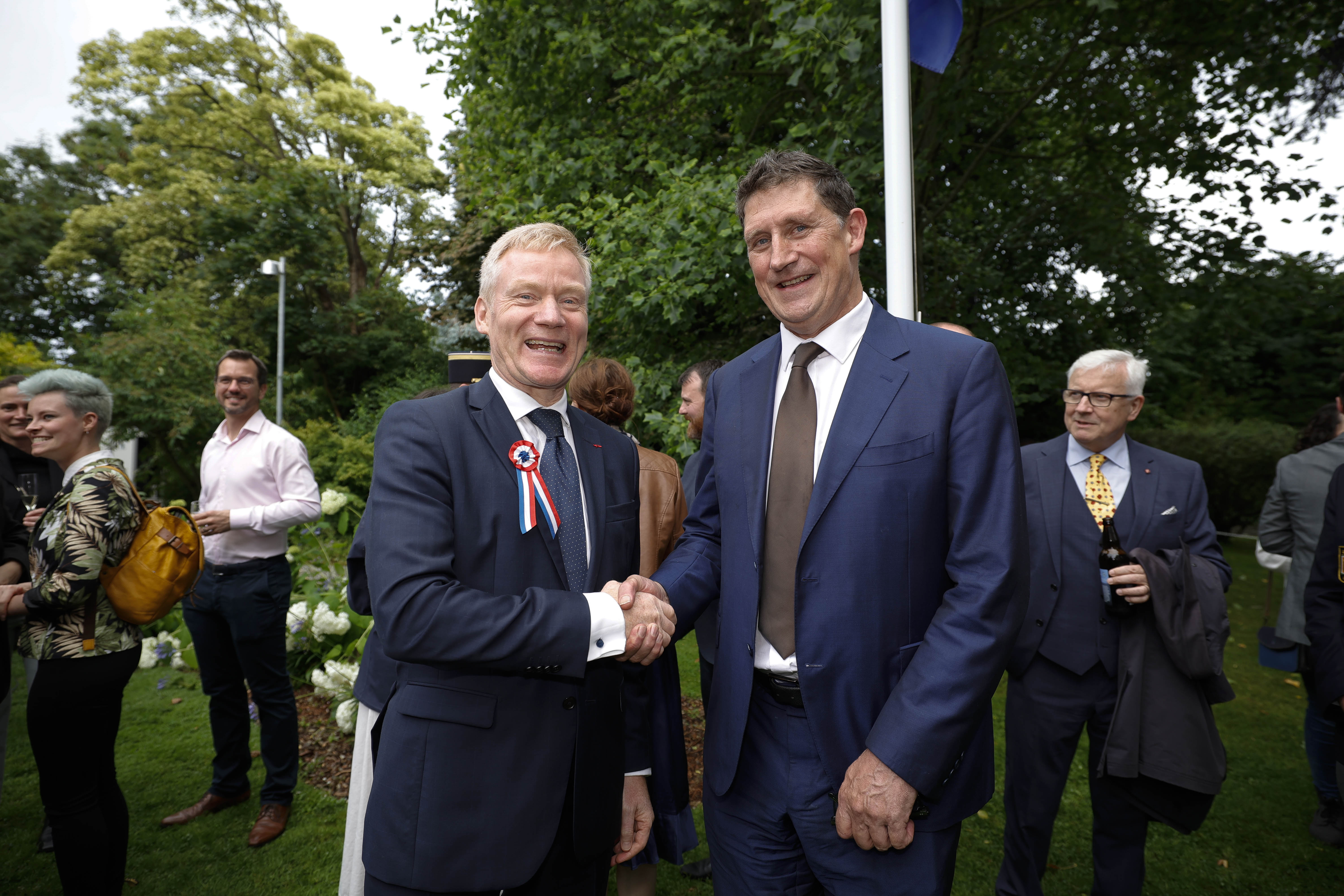 Ministre Eamon Ryan et l'Ambassadeur de France 