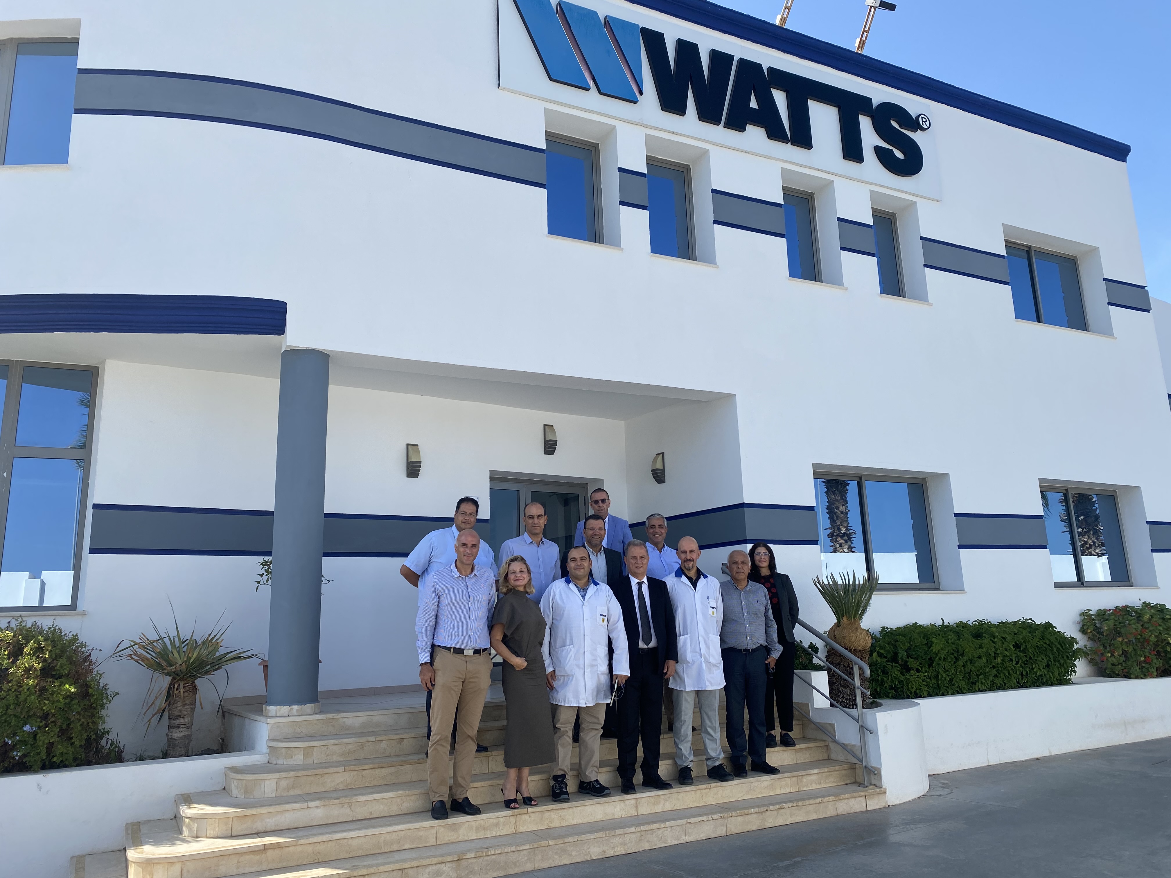 Visite de l'usine de pièces éléctroniques de Watts Industries Tunisie à Monastir