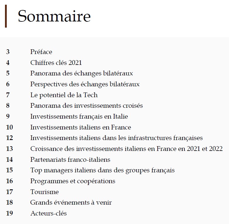 sommaire