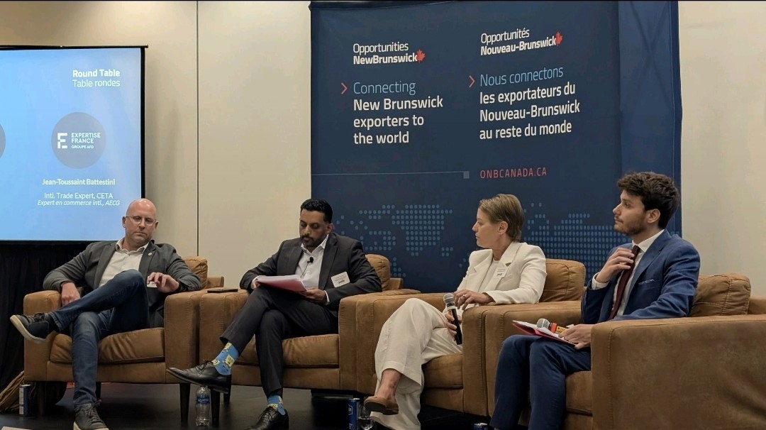 Participation de l'ETI lors d'un panel sur les intérêts de la diversification commerciale des entreprises de la province du Nouveau-Brunswick - Avril 2025