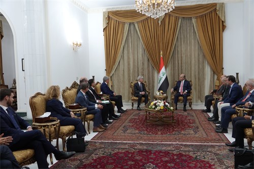 Irak : Entretien entre le Président de la République irakienne et plusieurs grands groupes industriels français