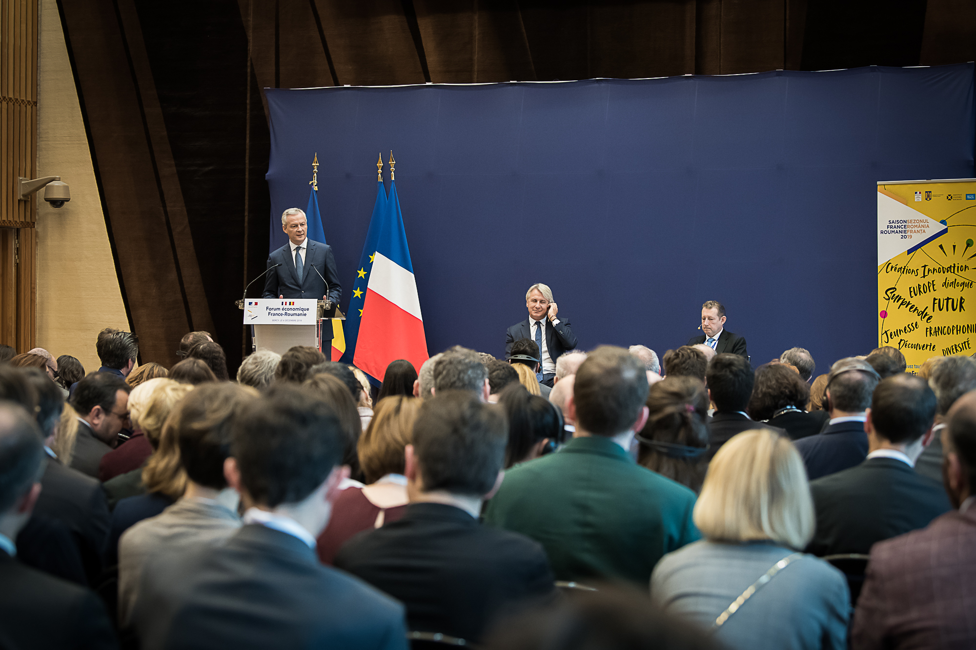 Bruno Le Maire ouvre le forum franco-roumain