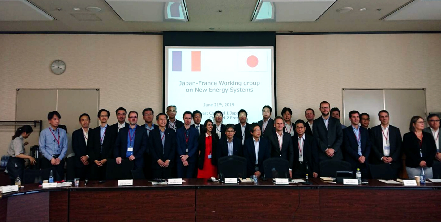 Réunion du groupe de travail nouveaux systèmes énergétiques - 21 juin 2019, Tokyo