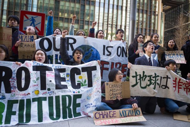 Manifestation de soutien à la motion climat