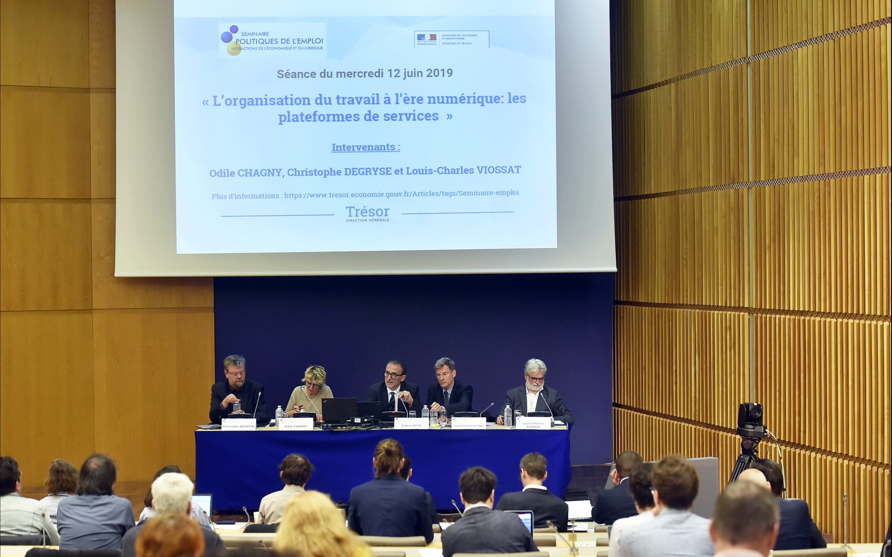 Séminaire Politiques de l'emploi: "L'organisation du travail à l'ère numérique : les plateformes de services" 