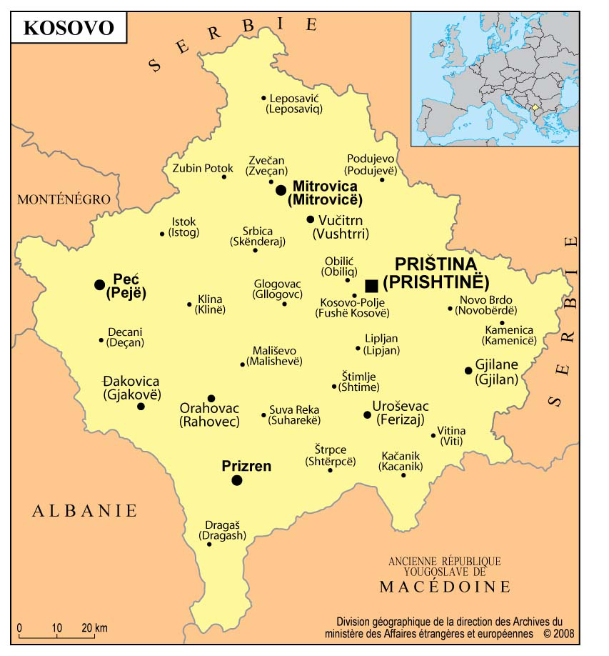 Kosovo carte