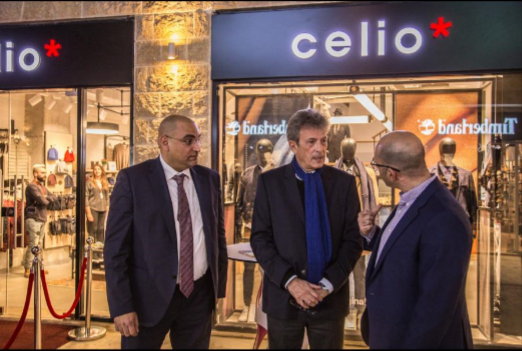 Inauguration de la boutique Celio à Rawabi