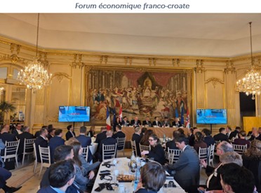 Forum &eacute;conomique franco-croate d&eacute;cembre 2025