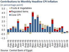 Contributions à l'inflation mensuelle (source : BCE)