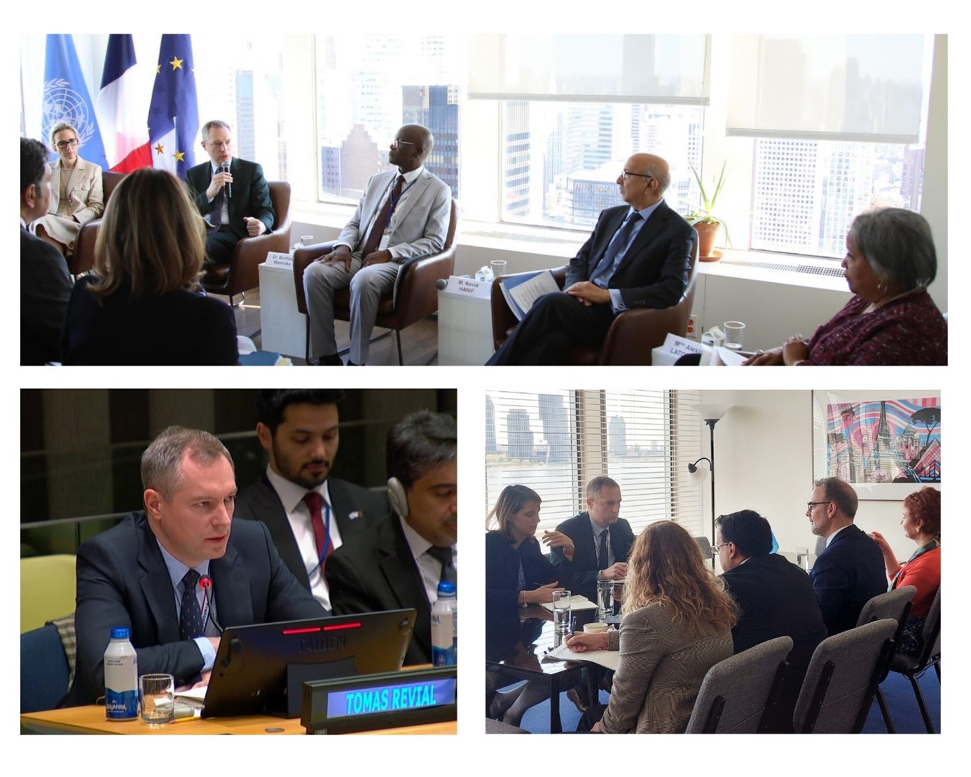 Visite de Thomas Revial &agrave; l'ONU