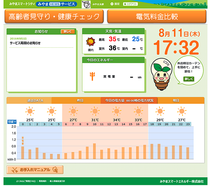 Service de gestion d'énergie proposé par Miyama Smart Energy