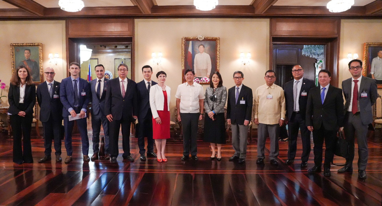 SE Manille - Rencontre avec le président Marcos