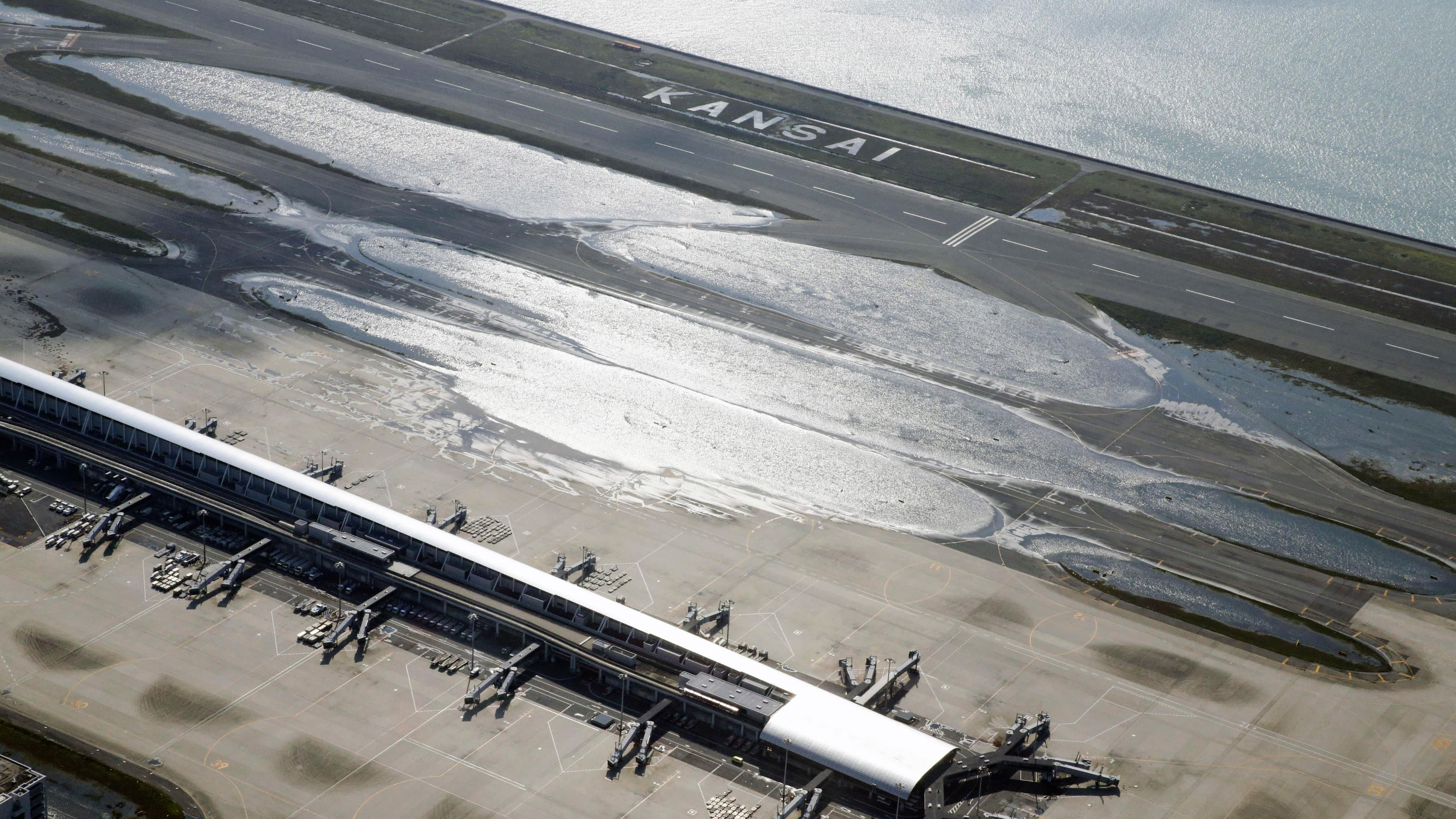 aéroport inondé