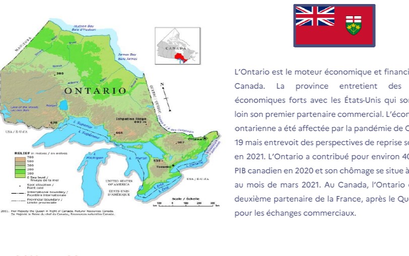 Présentation de la province de l'Ontario Direction générale du Trésor