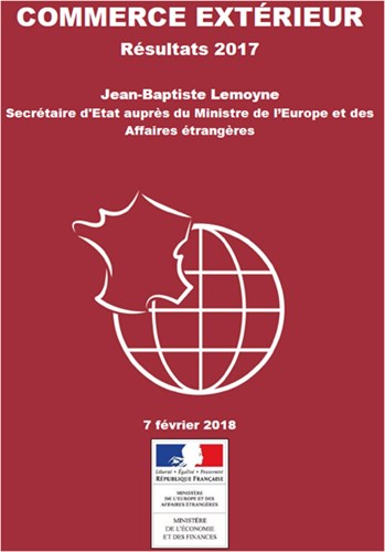 Commerce extérieur de la France  - Résultats 2017 