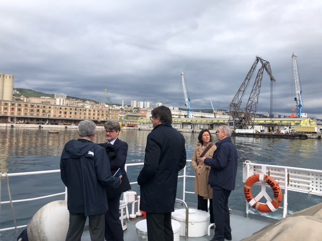 Visite en bateau du port de RIjeka