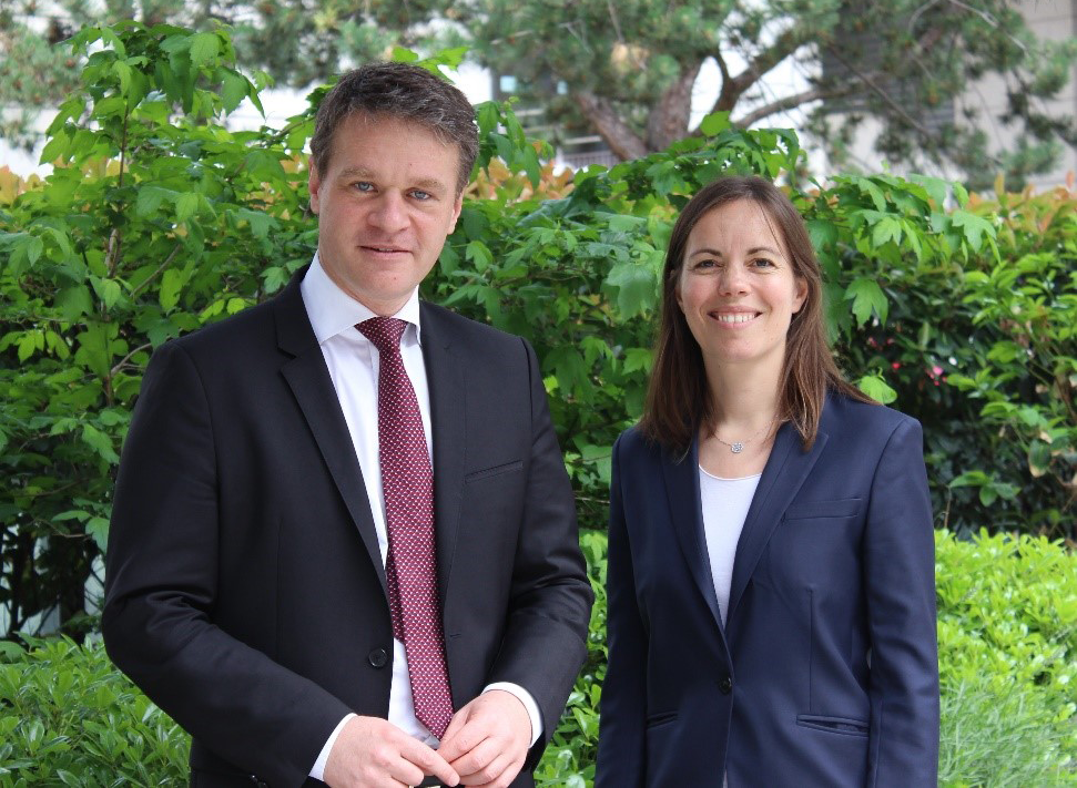 Alain Beauvillard-Alipour et Stéphanie Bouziges-Eschmann.