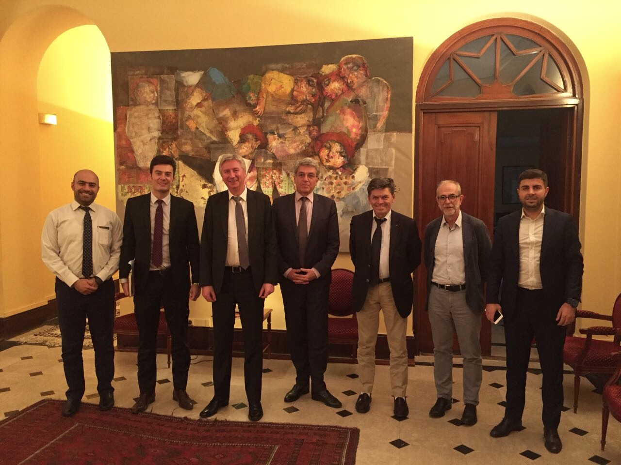 la délégation de Carrefour à l'Ambassade de France à Bagdad