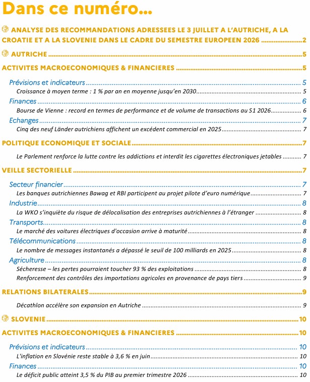 Sommaire 1/2 - BE 21 - juillet 2026