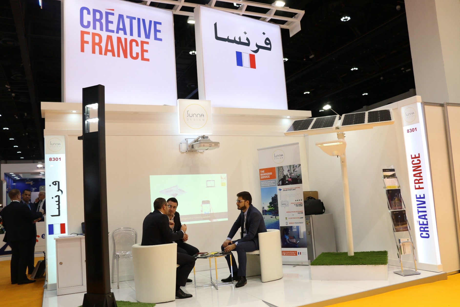 Sunna Design, lauréat du Prix Zayed pour l’Energie du Futur, sur le Pavillon France