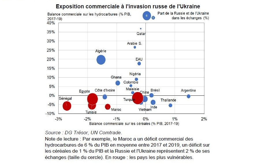 Conséquences de l'invasion de l'Ukraine par la Russie sur les économies émergentes